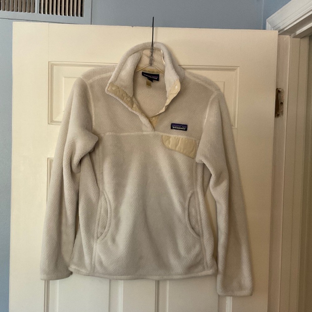 Patagonia Women's Re-Tool Half-Snap Pullover Polartec Fleece Dark Neutral Size S